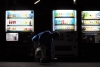 12. Colorful and well-lit vending machines in the dark of the night make stark contrast with what Mr. Kaga does for living. Few hours to collect one kilogram of aluminum cans only give him enough money to buy a small sized soda from any one of the vending machines he makes rounds to.