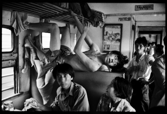Chinese People on the Train. © Wang Fuchun