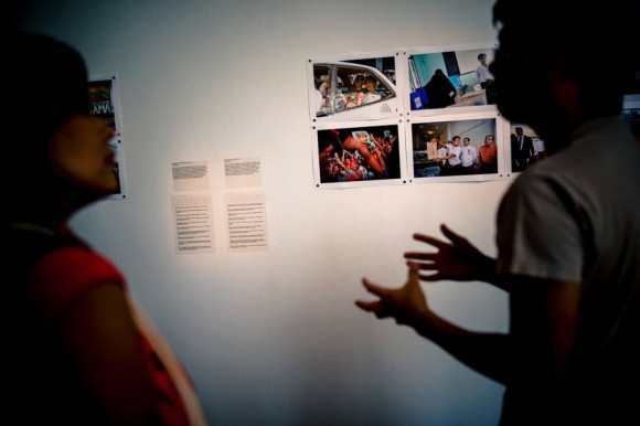 A lecture and site visit to the RE-CONNECT Contemporary Myanmar Photography Exhibition at Esplanade.