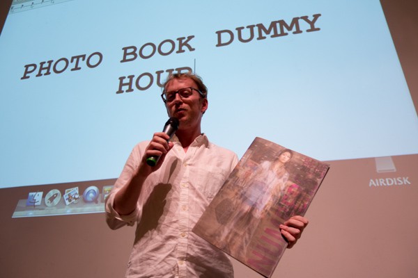 Robert presents his book during Photo Book Dummy Hour at IPA Photo Books Show.