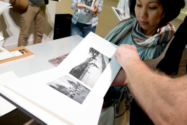 Anastasia Darsono shares her book with audiences during the Photo Book Dummy Hour.
