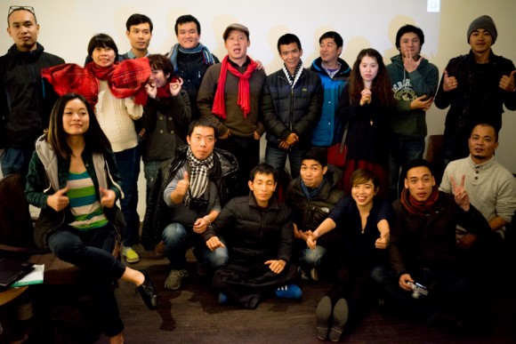 Group Shot, IPA Editing Workshop Hanoi 24th January 2014.
