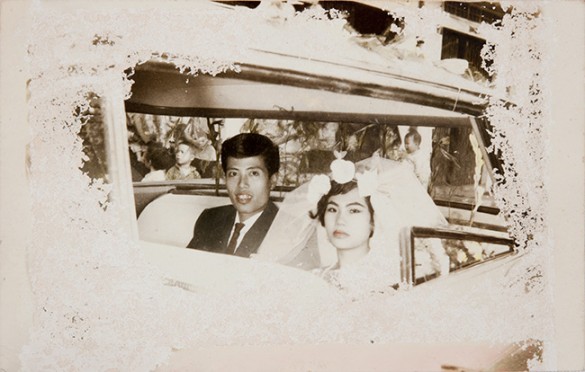 Sai gon, 1965 - Looking at my parents wedding photos you cannot think they do not have money. My mother explained “that it was all rented; the cloths, the car and the house. Afterwards they were in debt”. 