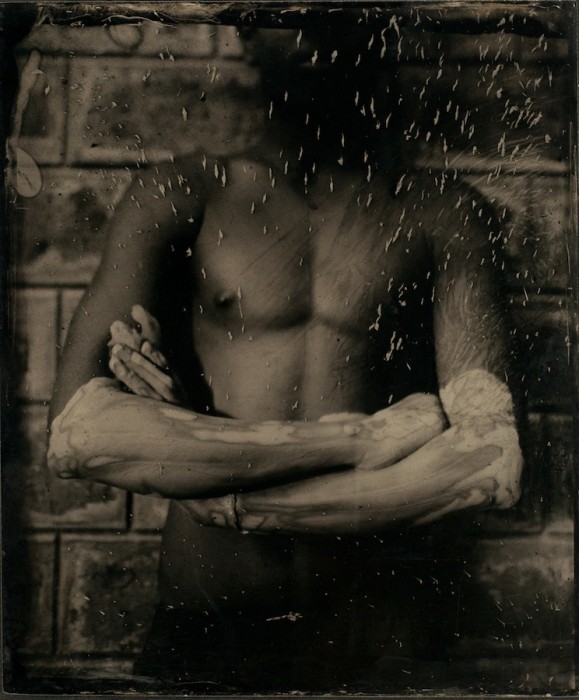 Arpan Mukherjee, "Untitled 01", from the series Fairer People = Beautiful People = Powerful People, ambrotype photographs, 2014 © the Artist, courtesy FOCUS Photography Festival, 2015.
