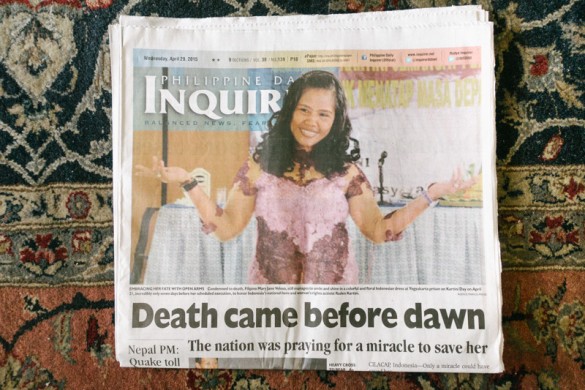 The Philippine Daily Inquirer. Photograph © Tammy David.