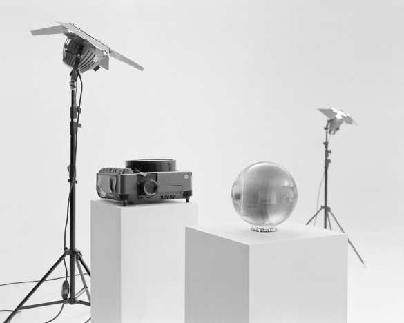 Demostration of Modified Ektapro 9020 Cine photographing Glass Sphere Negative, #17, 2015 © Lam Pok Yin Jeff and Chong Ng