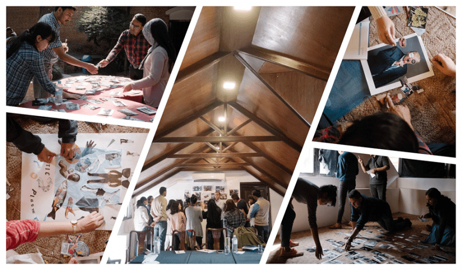 Visualising Social Stories Workshop at PhotoKathmandu Festival 2018, Nepal.