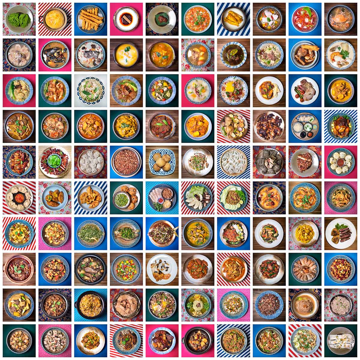 Tapestry of 100 recipes